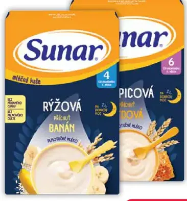 Sunar detská mliečna kaša
