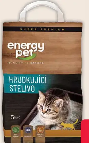 Energy Pet hrudkujúci stelivo
