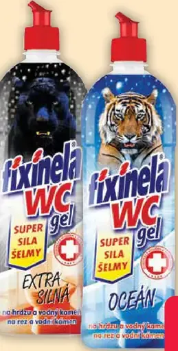 Fixinela WC čistič na hrdzu a vodný kameň