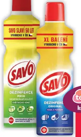 Savo dezinfekčný prostriedok 1.2 l