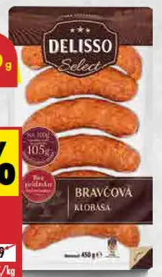 Delisso Bravčová klobása