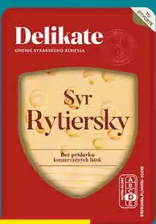 Delikate Rytier sky plátky