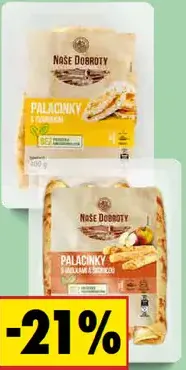 Naše dobroty Palacinky rôzne druhy