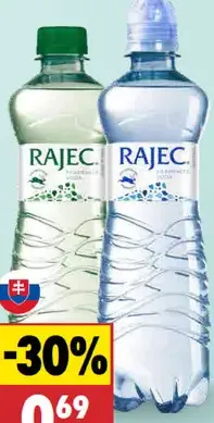 Rajec Pramenitá voda neperlivá/jemne perlivá