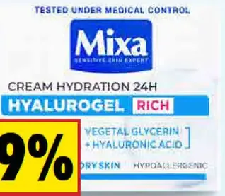 Mixa Pleťový krém Hyalurogel Rich