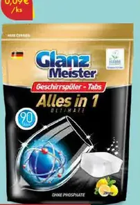 Tablety do umývačky All-in-One Glanz Meister