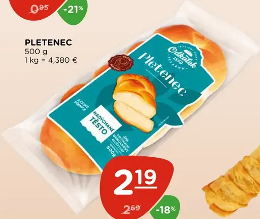 Pletenec pečivo