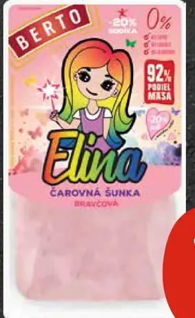 Berto Elina čarovná šunka bravčová