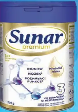 Sunar Premium mliečna výživa