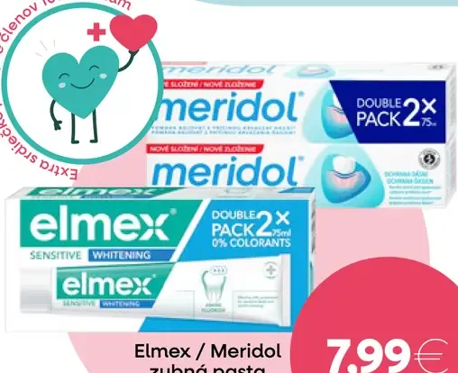 Meridol Elmex zubná pasta