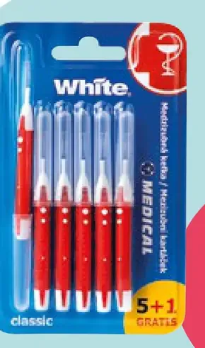 White medzizubné kefky