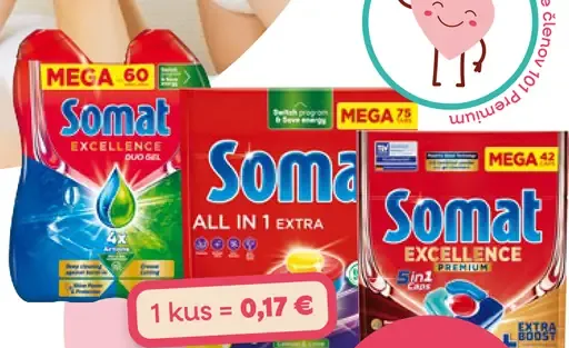 Somat tablety All in 1 Extra Mega