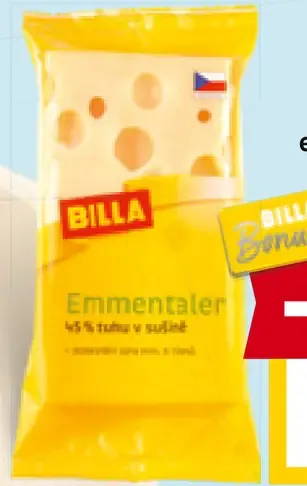 BILLA emmentaler blok