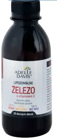 Adelle Davis lipozomálne železo s vitamínom C