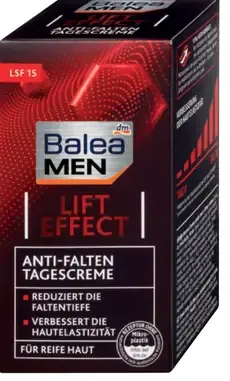 Balea MEN LIFT EFFECT pánsky denný pleťový krém s OF 15