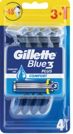 Gillette Blue3 PLUS COMFORT pánske jednorazové holiace strojčeky
