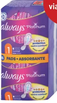 Always Platinum hygienické vložky