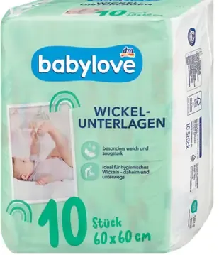 Babylove podložky na prebaľovanie