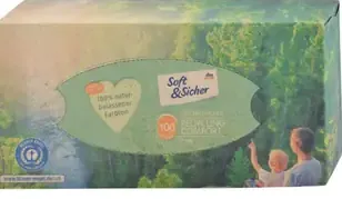 Soft&Sicher Recycling Comfort 4-vrstvové hygienické vreckovky