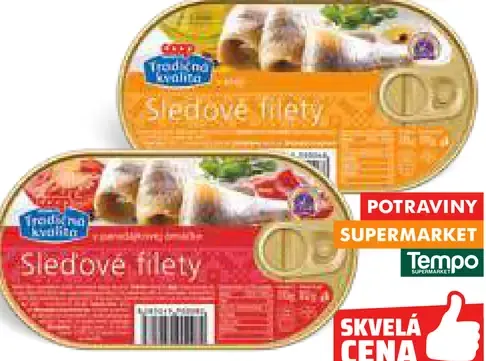 Tradičná kvalita Šledové filety 2 druhy