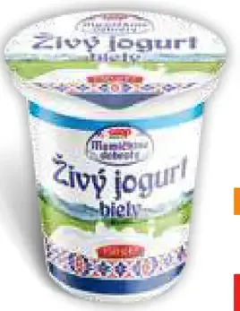 Mamičkine dobroty Živý jogurt biely