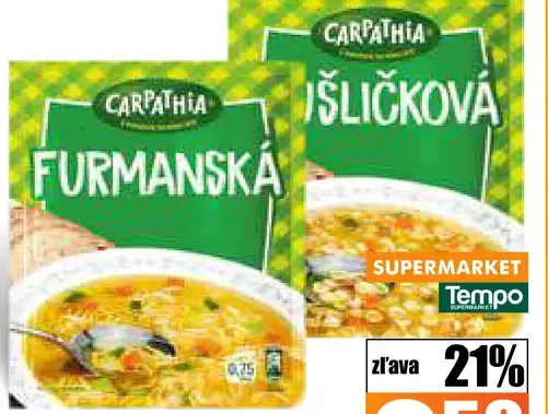 Carpathia Furmanská polievka Šlíčková
