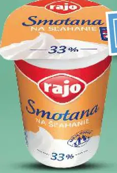 Rajo Smotana na šľahanie 33%