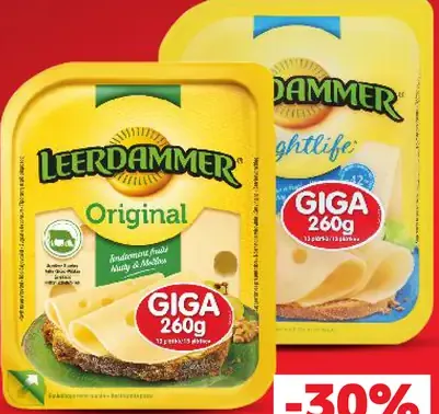 Leerdammer 30 - 45 % rôzne druhy plátky