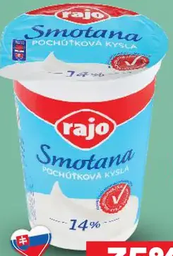 Rajo Smotana pochúťková 14 %