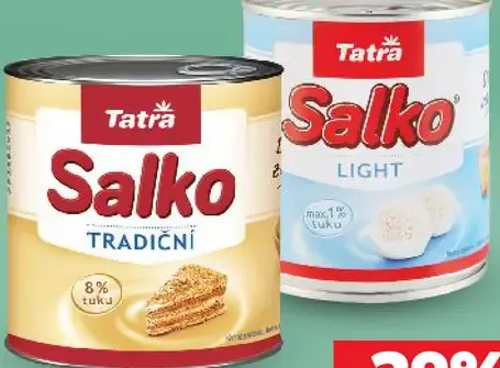 Tatra Salko Sladené kondenzované mlieko rôzne druhy