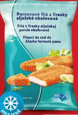 Favorites Porciované filety z Tresky aljašskej obalované