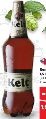 Kelt Svetlé výčapné pivo 10% plechovka