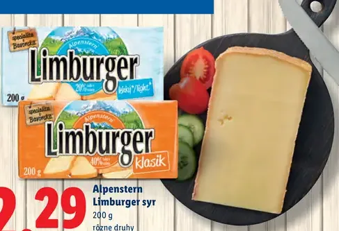 Alpenstern Limburger syr