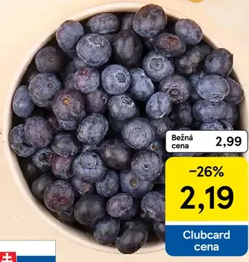 Tesco Finest čučoriedky