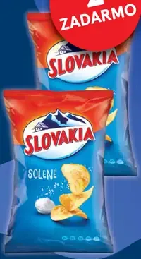 Slovakia čipsy Solené