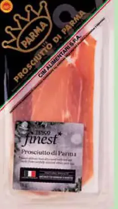 Tesco Finest prosciutto di Parma