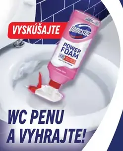 Domestos Power Foam čistič toalety