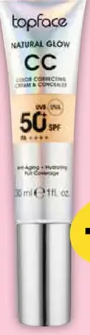 Topface Natural Glow CC cream make-up