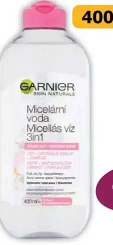 Garnier micelárna voda 2 druhy
