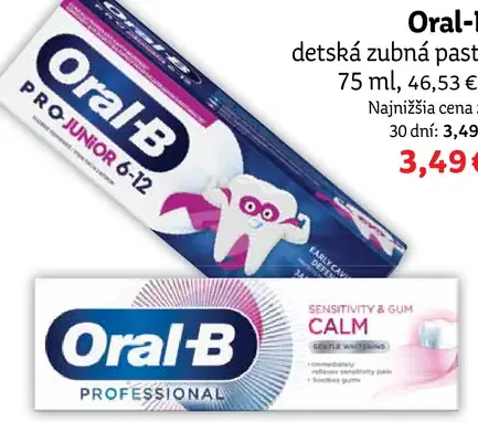 Oral-B detská zubná pasta