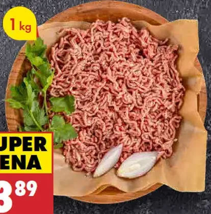 Mleté bravčové mäso 20 % tuku Kostelecké uzeniny