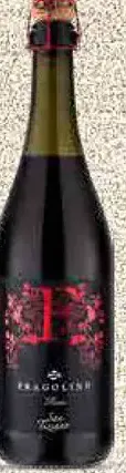 Šumivé víno červené Fragolino Rosso