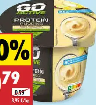 Go Active puding proteínový