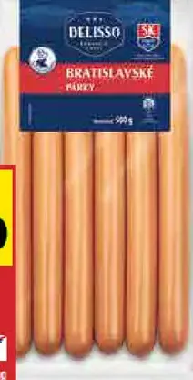 Delisso Bratislavské párky 85%