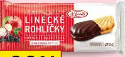 Rožteky linecké ovocná náplň