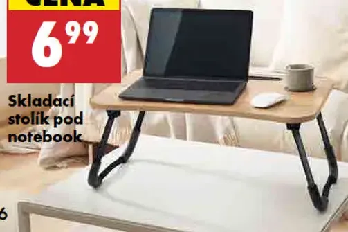 Skladací stolík pod notebook