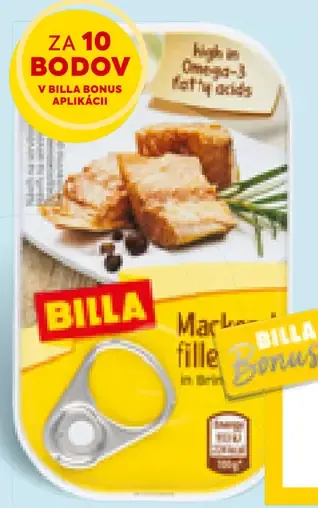 BILLA filety z makrely
