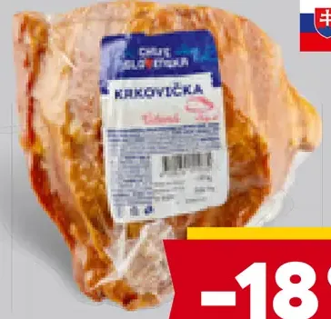 Chute Slovenska údená krkovička