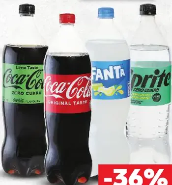 Coca-Cola, Fanta, Sprite Limonáda