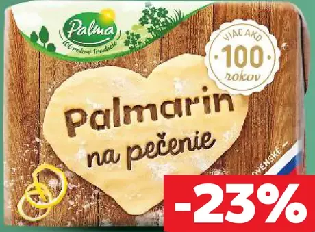 Palma Palmarin na pečenie